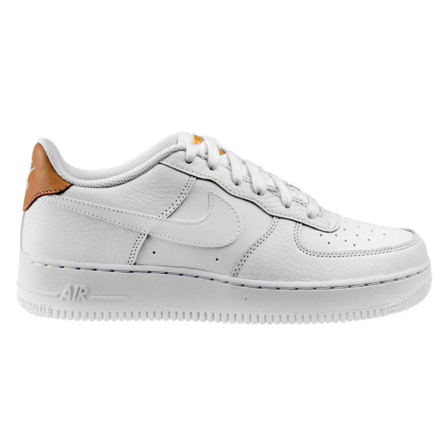 NIKE ナイキ AIR FORCE 1 エアフォースワン GS White Gum Light Brown 820438-101｜orange-orange