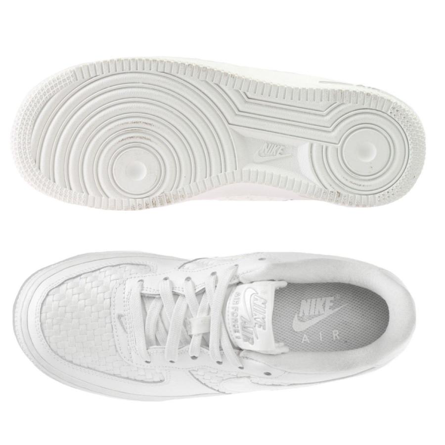 NIKE（ナイキ） AIR FORCE 1 エアフォースワン GS Summit White Woven