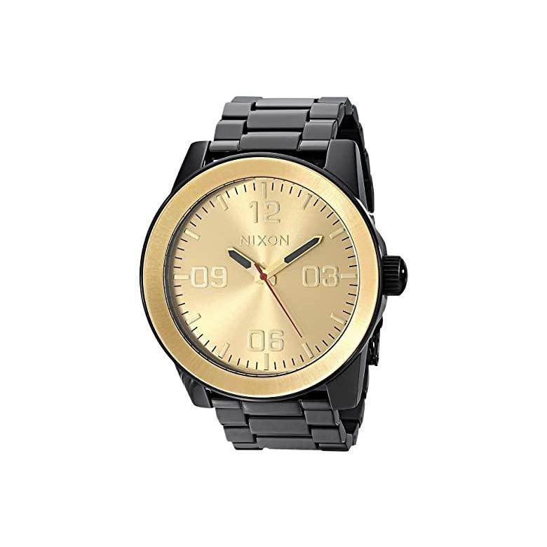 通販 ニクソン Corporal SS メンズ 腕時計 時計 ファッションウォッチ Black/Gold 腕時計