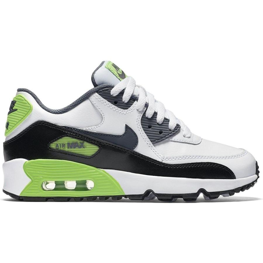 NIKE ナイキ AIR MAX 90 GS White Electro Green Black 833412 NIKE ナイキ AIR MAX 90 GS White Electro Green Black 833412