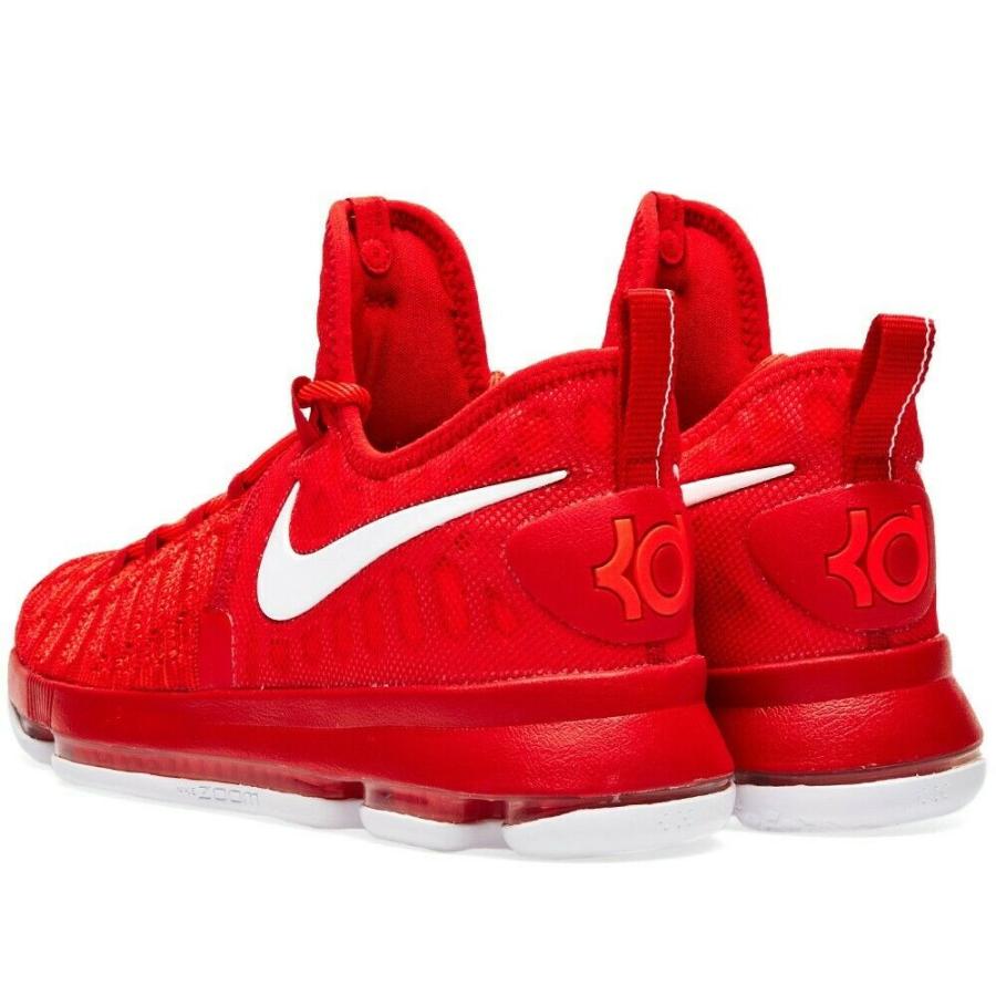 ナイキ NIKE Air Zoom ケビン・デュラント KD 9 Kevin Durant Flyknit Basketball Shoes メンズ 843392-611 バスケ スニーカー Red White｜orange-orange｜02