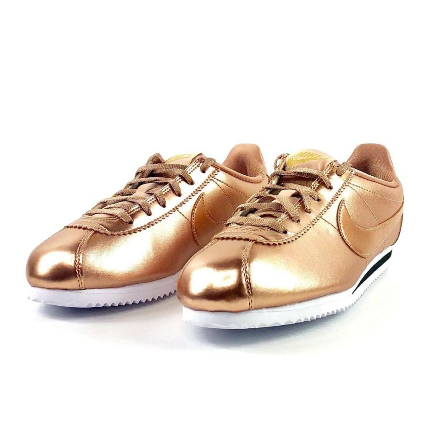 ナイキ NIKE コルテッツ CORTEZ SE GS Sneakers Casual Shoes Running 859569-901 カジュアル ランニング スニーカー Metallic Red Bronze White｜orange-orange