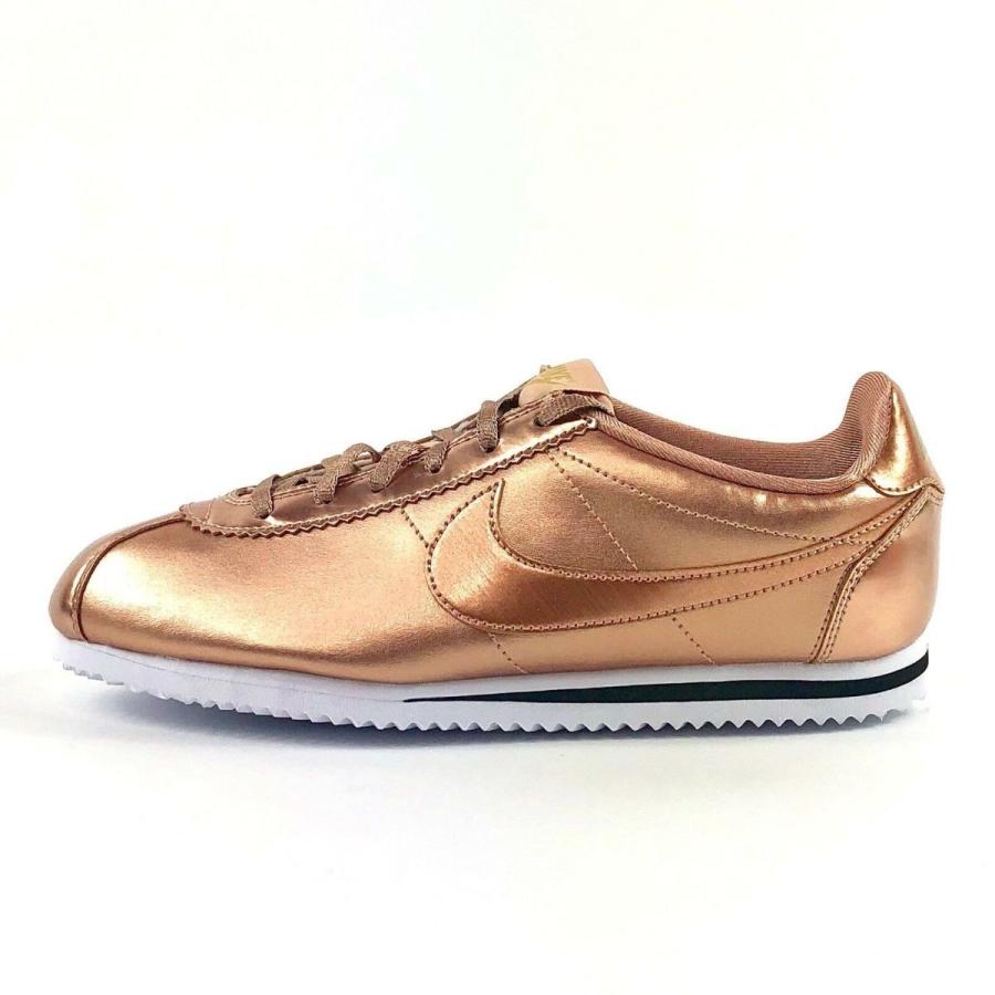 ナイキ NIKE コルテッツ CORTEZ SE GS Sneakers Casual Shoes Running 859569-901 カジュアル ランニング スニーカー Metallic Red Bronze White｜orange-orange｜02