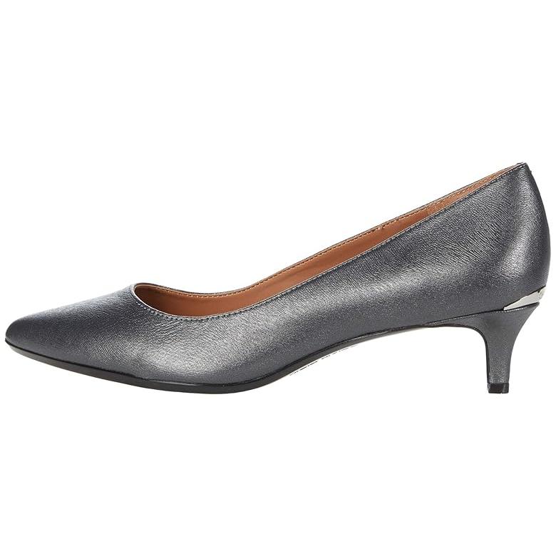 カルバン・クライン Calvin Klein Gabrianna Pump レディース ヒール パンプス Pewter レザー_3