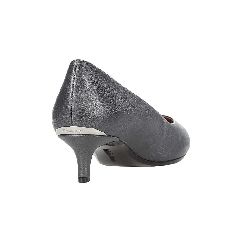 カルバン・クライン Calvin Klein Gabrianna Pump レディース ヒール パンプス Pewter レザー_4