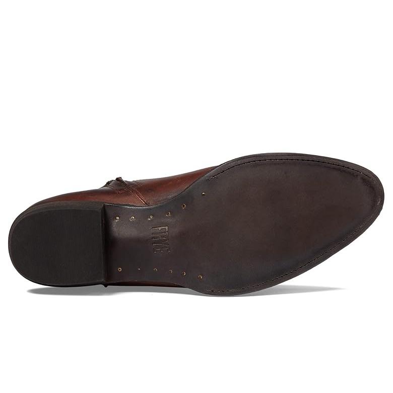 フライ Frye Austin Inside ジップ メンズ ブーツ Cognacの画像