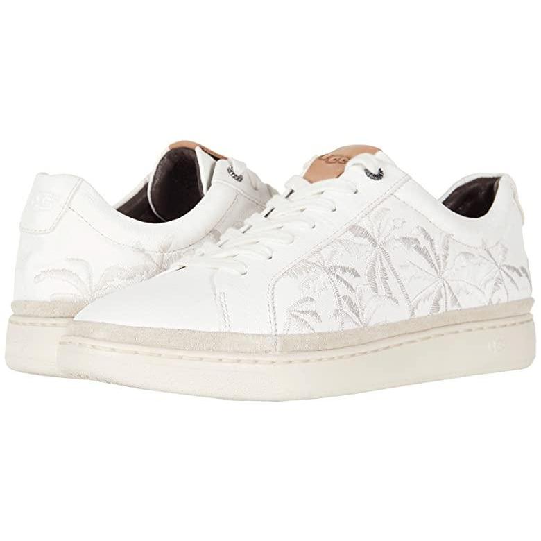 超激安 アグオーストラリア Brecken Lace Low Palms メンズ スニーカー 靴 シューズ White Leather 安い Mdtu Nw Gov Lk