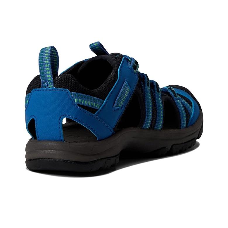 テバ Teva Kids  Manatee (Little Kid/Big Kid) キッズ・ジュニア Sandals Blue Graphite｜orange-orange｜05