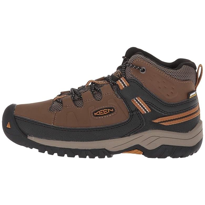 キーン KEEN Kids ターギー ミッド WP (Little Kid/Big Kid) キッズ・ジュニア Hiking Dark Earth/G｜orange-orange｜04