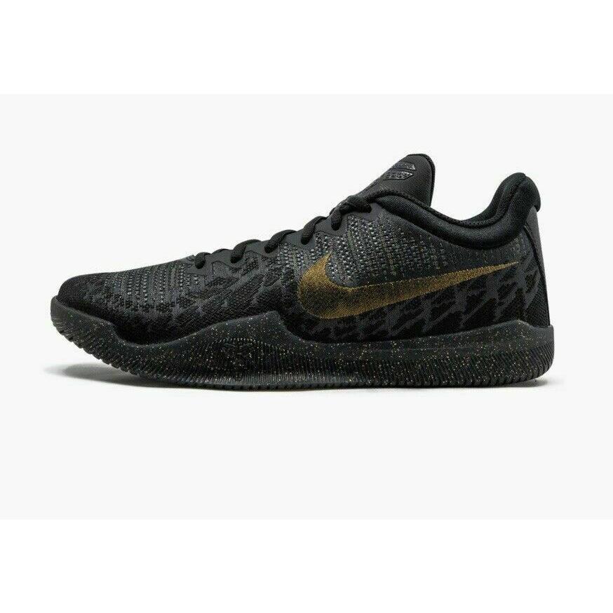 nike mamba rage black and gold