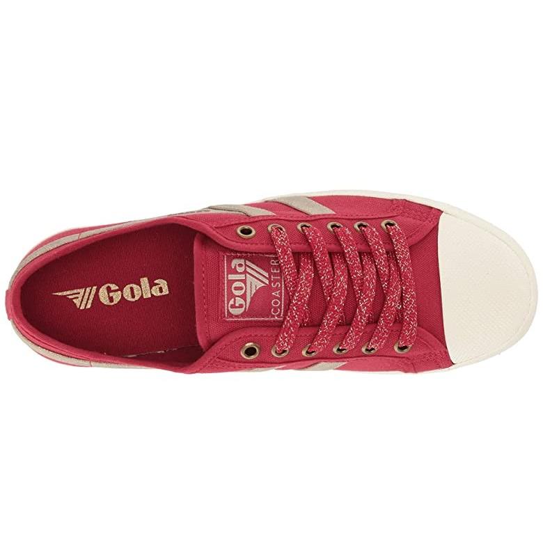 国内即発送 レディース Mirror Coaster ゴーラ ブランド 人気 新作 日本未発売 海外限定 スニーカー Red Gold Off White Deep シューズ Nayastores Com