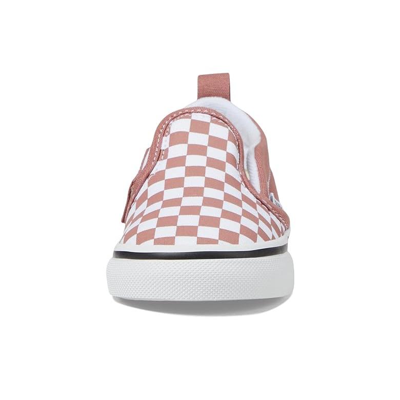 バンズ Vans Kids スリッポン V (Infant/Toddler) キッズ・ジュニア スニーカー Color Theory Checkerb｜orange-orange｜06