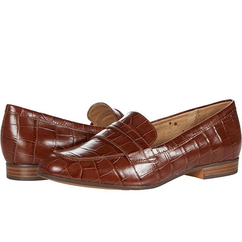 魅力的な Lodge ローファー レディース Juliette ナチュラライザー ブランド 人気 新作 日本未発売 海外限定 Brown Leather Print Croco シューズ Www Istitutosantacaterinamadripie It