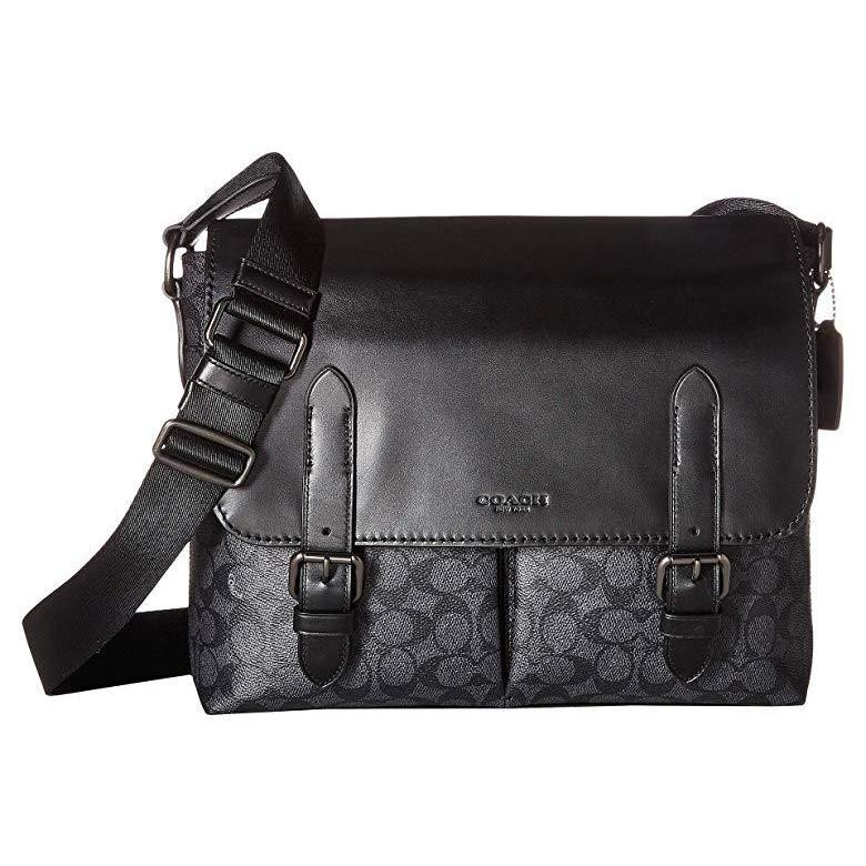 Metropolitan Soft メンズ Coach メンズバッグ Messenger コーチ ショルダー Qbu002fcharcoal ショルダー メンズ メッセンジャーバッグ Toridolljapan