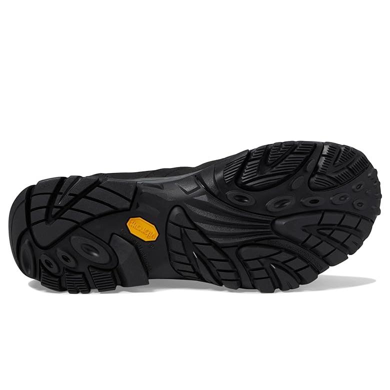 メレル Merrell  モアブ アドベンチャー チェルシー Polar Waterproof メンズ ブーツ Black｜orange-orange｜03