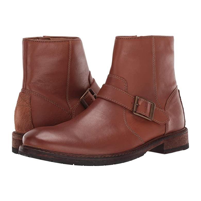 本店は クラークス Clarkdale Spare メンズ ブーツ Dark Tan Leather 超激安 Cantinhoalgarvio Com