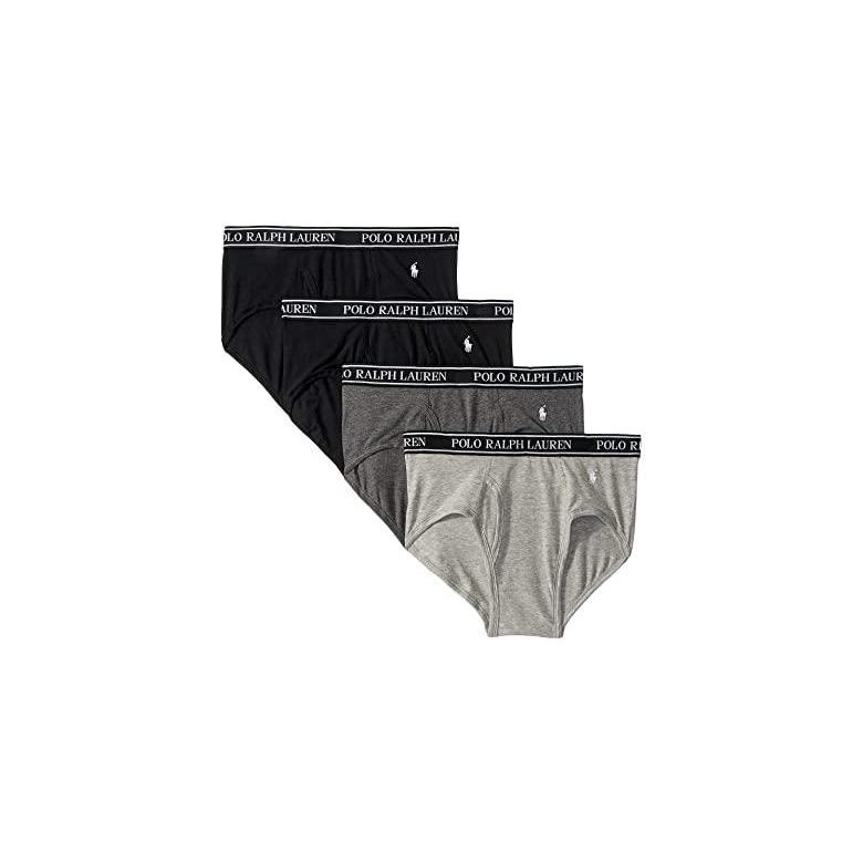 激安の ポロ ラルフローレン 4 Pack Stretch Classic Fit Briefs メンズ パンツ ボクサーパンツ Polo Black Andover Heather Charcoal Heather Polo Black 特売 Clearchannel Com Br