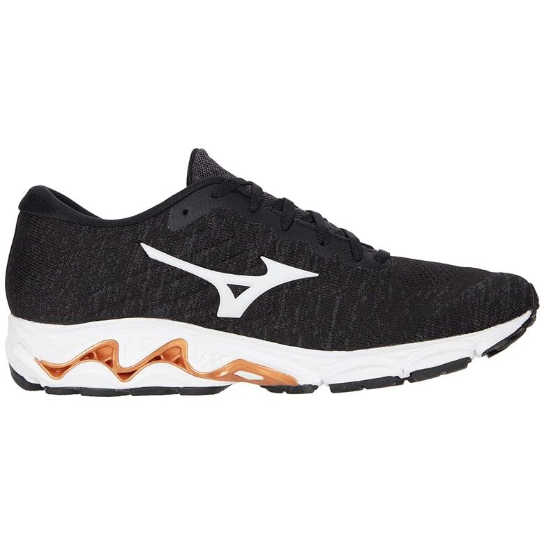 ミズノ Mizuno ウェーブインスパイア 16 WAVEKNIT メンズ スニーカー Black/White｜orange-orange｜06