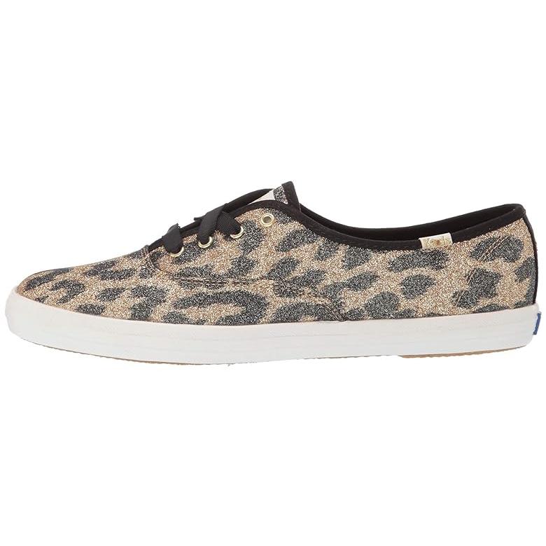 ケッズ ケイトスペード コラボ Keds x kate spade new york Champion Leopard レディース スニーカー Tan｜orange-orange｜04