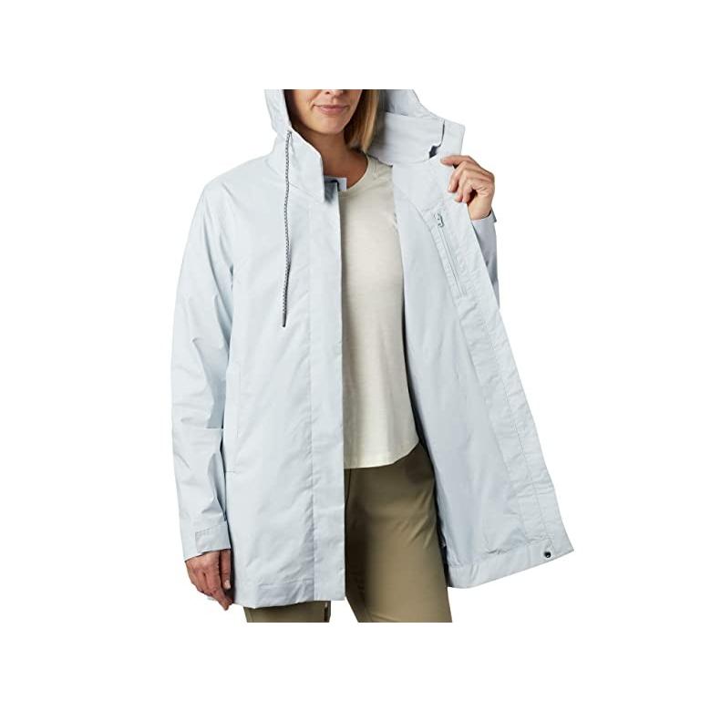 公式 コロンビア East Park Mackintosh Jacket レディース コート アウター Cirrus Grey 売り尽くし価格 Mercurytechnologies Mn Com