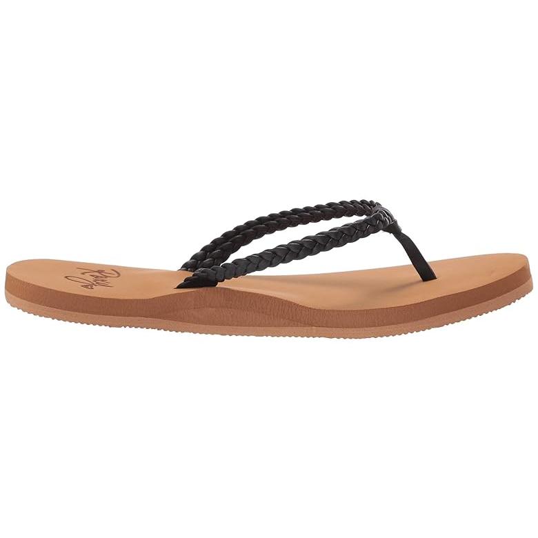 ロキシー Roxy Kids Costas II (Little Kid/Big Kid) キッズ・ジュニア Sandals Blackの画像