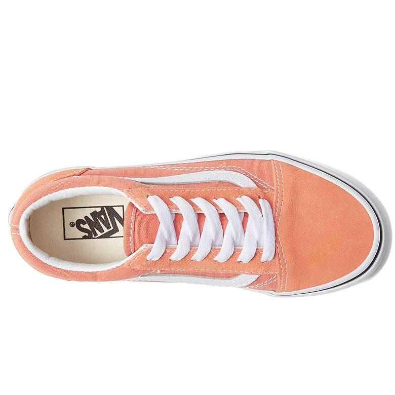 バンズ Vans Kids オールドスクール (Little Kid) キッズ・ジュニア スニーカー Color Theory Sun Baked｜orange-orange｜02