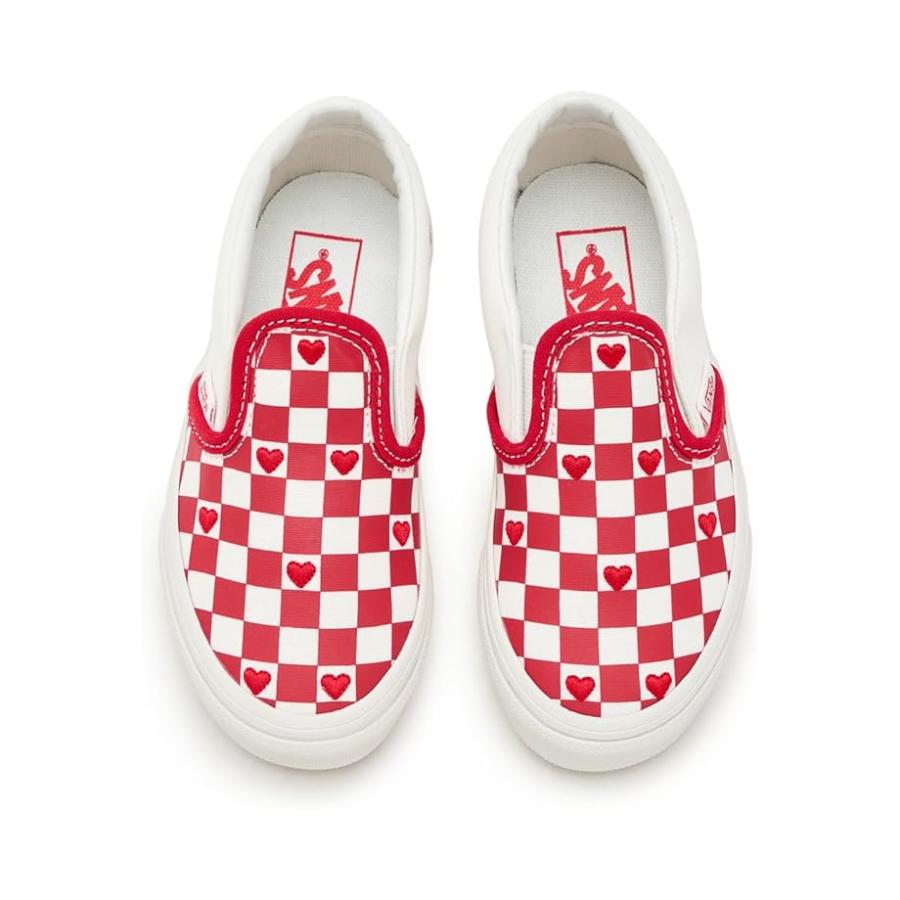 バンズ Vans Kids クラシック スリッポン (Little Kid) キッズ・ジュニア スニーカー Red Hot Valentines Ra_1