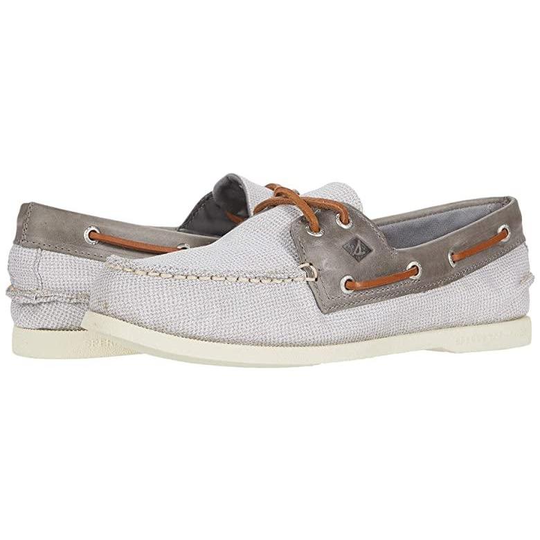 超人気の Sperry Au002fo 2 Eye Gingham メンズ ボートシューズ デッキシューズ Grey Grey 国際ブランド Lewisfamilyinsurance Com