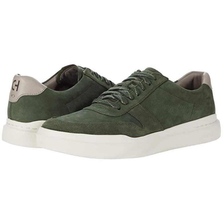 新品即決 コールハーン Grandpro Rally Court Sneaker メンズ スニーカー 靴 シューズ Dark Olive Nubuck Olive Suede 無料長期保証 Abmicse Org