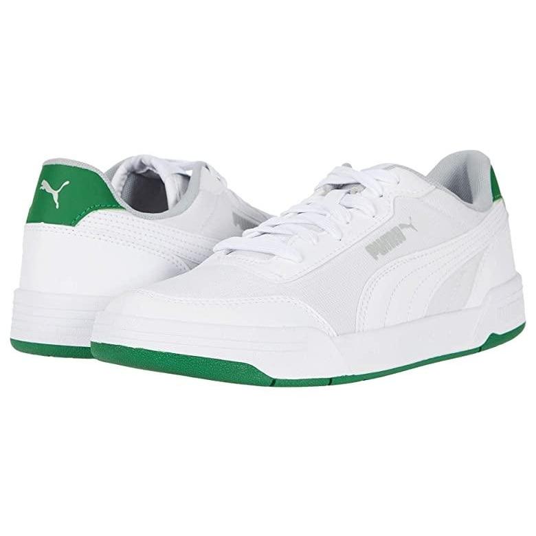 green and white puma