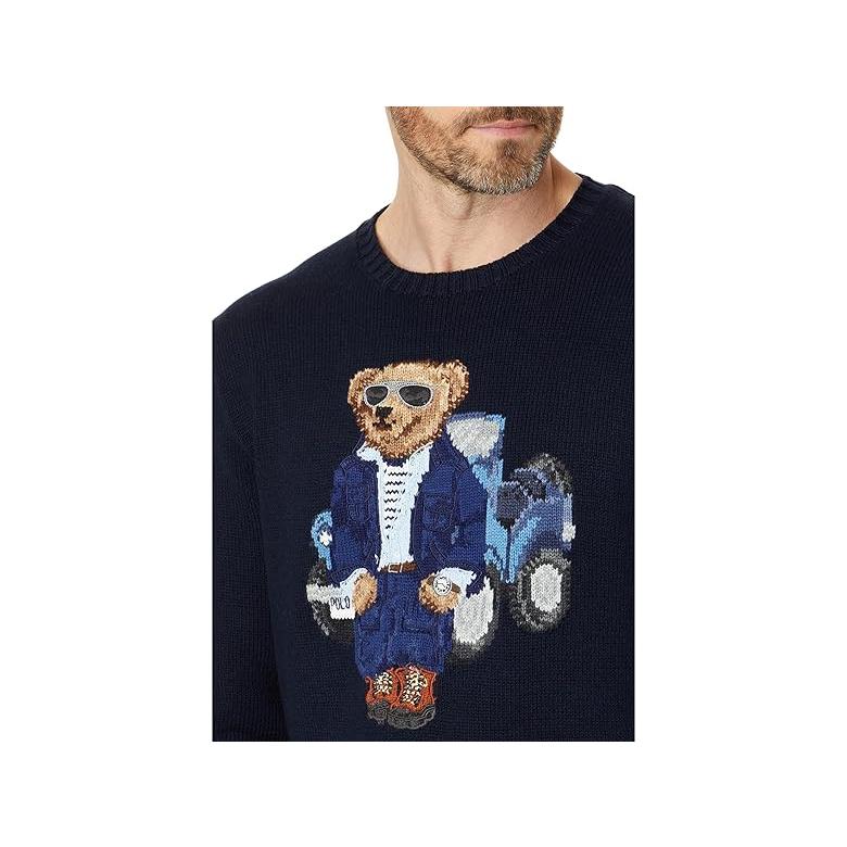 ポロ・ラルフローレン Polo Ralph Lauren Polo Bear Sweater メンズ セーター Aviatr Nvy｜orange-orange｜03