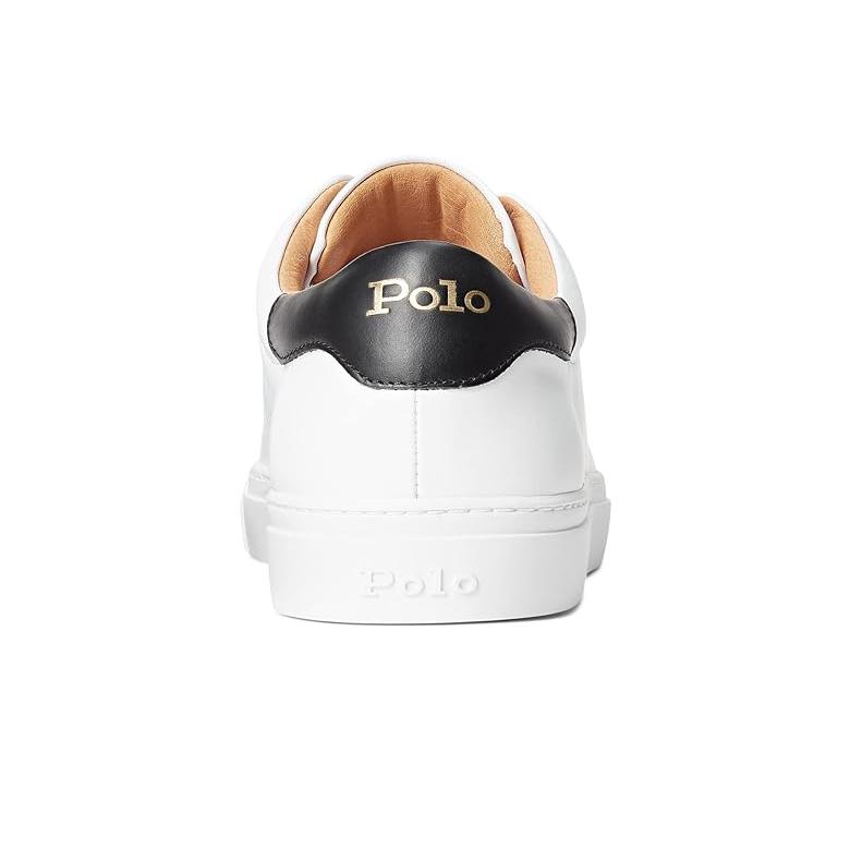 ポロ・ラルフローレン Polo Ralph Lauren Men's  Jermain Sneakers メンズ スニーカー White｜orange-orange｜02