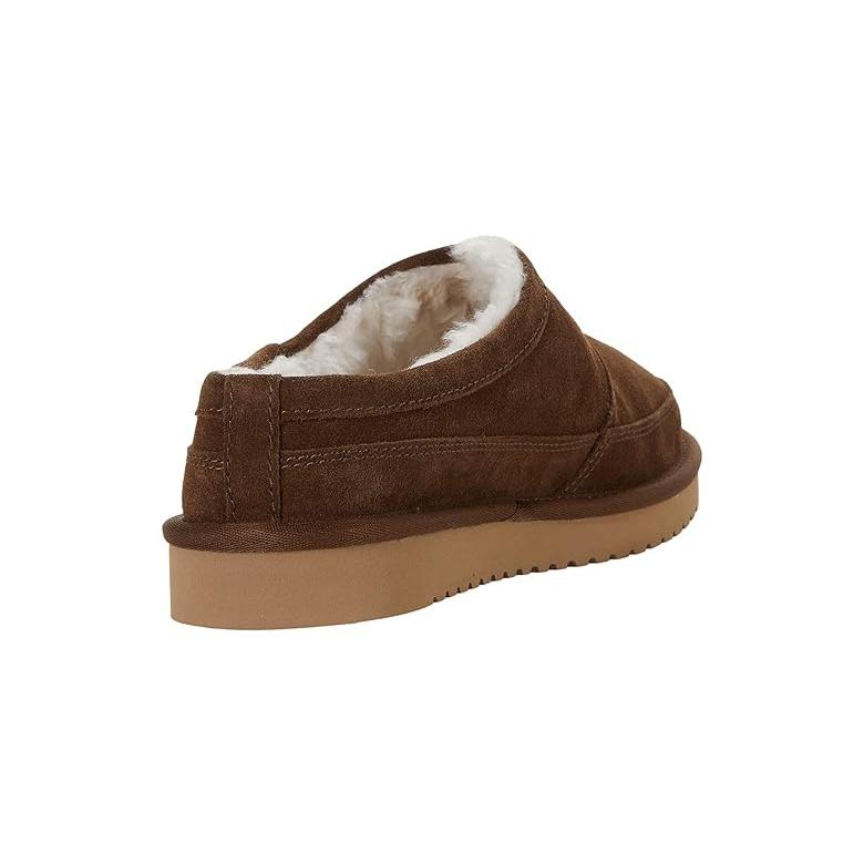 クーラブラ バイ アグ Koolaburra by UGG Graisen メンズ スリッパ Dark Earthの画像