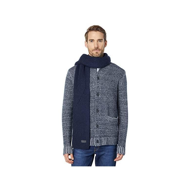 てなグッズや 海外限定 日本未発売 新作 人気 ブランド アグオーストラリア Knit Ribbed Scarf メンズ スカーフ Navy 財布 帽子 ファッション小物 Rankinengineering Com