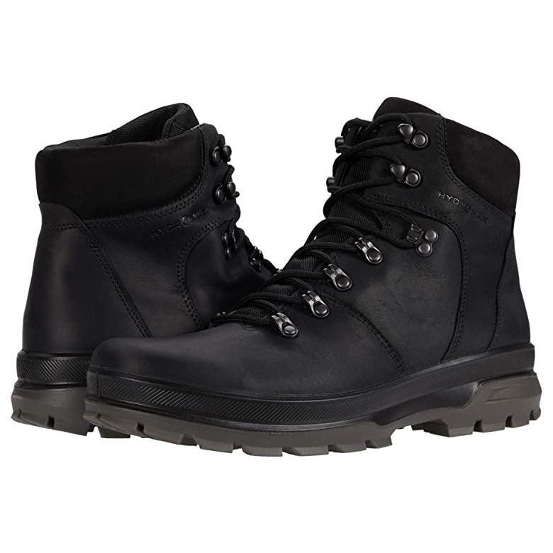 絶対一番安い エコー Rugged Track Hydromax High Boot メンズ ブーツ Black Black 日本最大級 Lespakigali Com