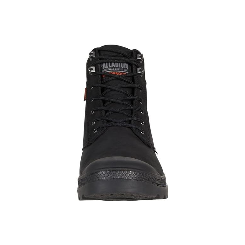 パラディウム Palladium Pampa Shield WP+ Lux メンズ ブーツ Black/Black｜orange-orange｜06