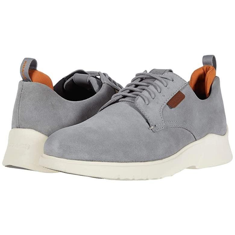 コーチ Coach Suede Hybrid Derby メンズ オックスフォード Washed Steel Pymr Go Th