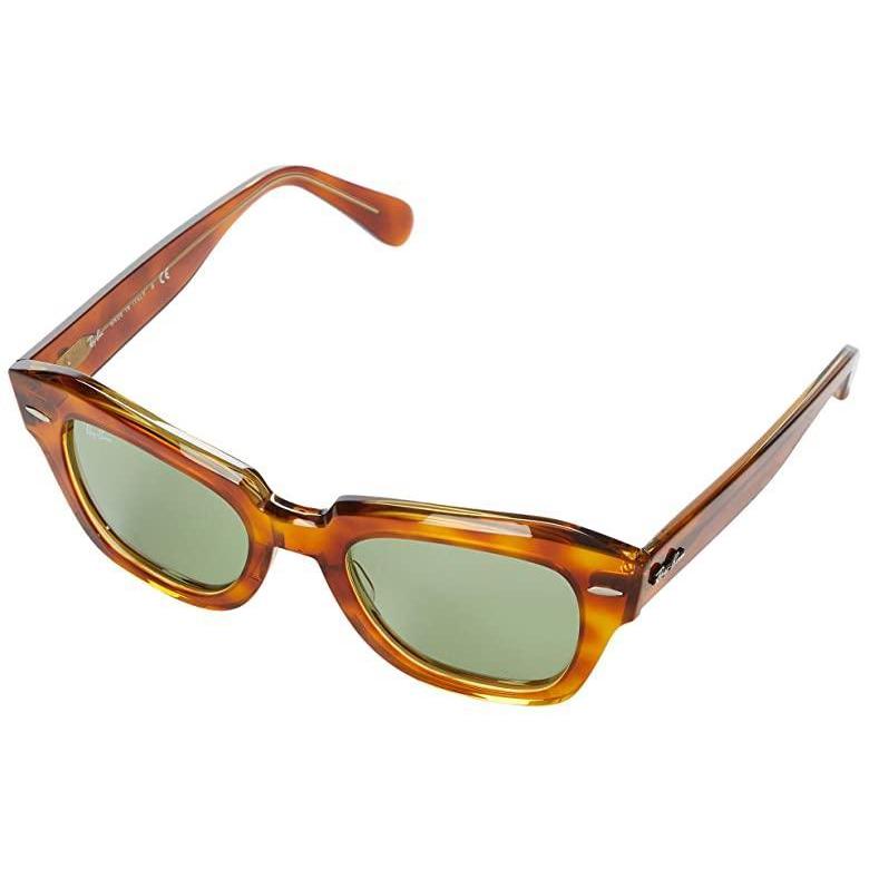 直営店に限定 Street State Rb2186 Mm 49 レイバン ブランド 人気 新作 日本未発売 海外限定 Square Green Tortoise Transparent Bottle Top サングラス メンズ Sunglasses 財布 帽子 ファッション小物