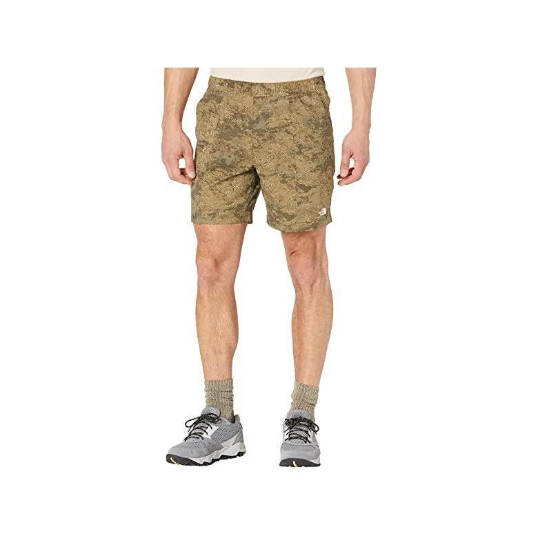 が大特価 メンズ Shorts Pull On V Class ザ ノースフェイス ブランド 人気 新作 日本未発売 海外限定 半ズボン Print Wash Camo Cloud Olive Military ボトムス パンツ