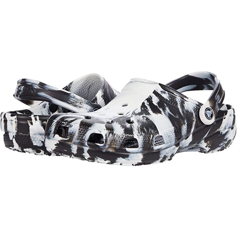 最安値挑戦 Tie Dye Marbled Classic クロックス ブランド 人気 新作 日本未発売 海外限定 Clog White Black Clogs メンズ サンダル Savannah Osc Com