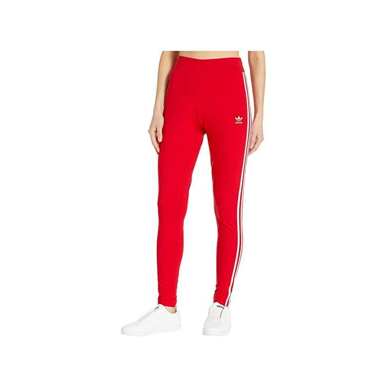 お1人様1点限り アディダス オリジナルス 3 Stripes Tights レディース ズボン パンツ Lush Red White 大特価 アウトレット Etechnologies Shop