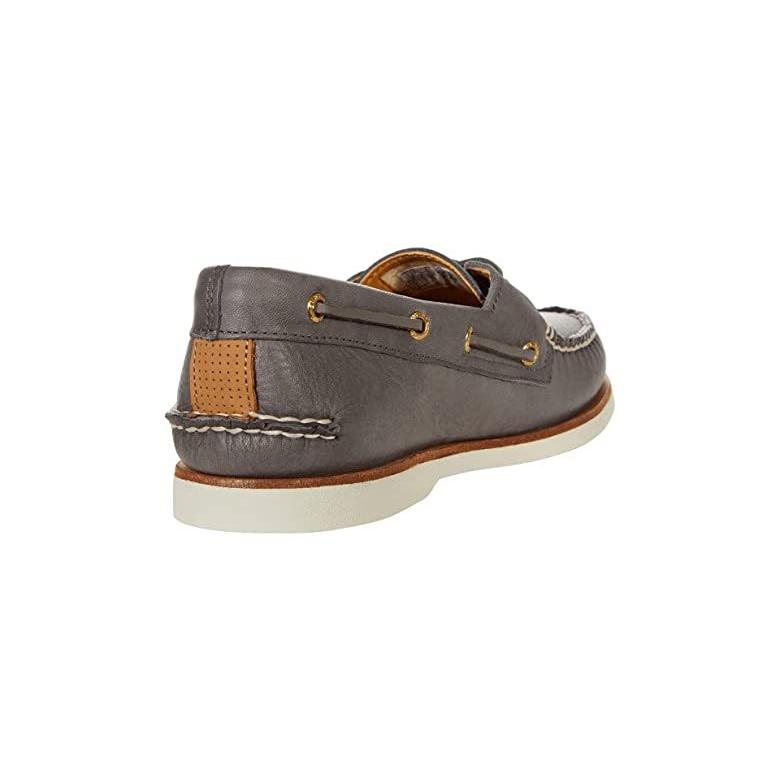 Sperry Gold Au002FO 2-Eye Soft メンズ ボートシューズ デッキシューズ Charcoal