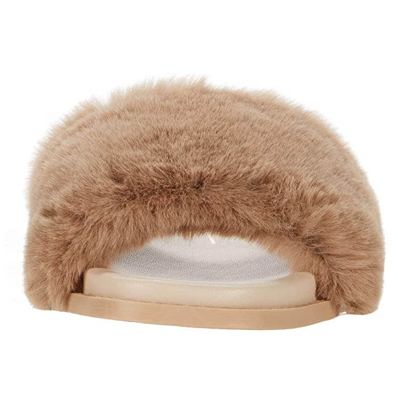 ドルチェ・ヴィータ Dolce Vita Gaia レディース スリッパ Cafe Faux Fur｜orange-orange｜06