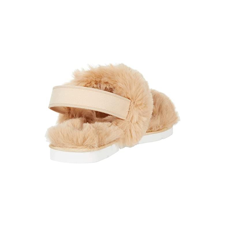 ドルチェ・ヴィータ Dolce Vita Plato レディース スリッパ Blush Faux Fur｜orange-orange｜05