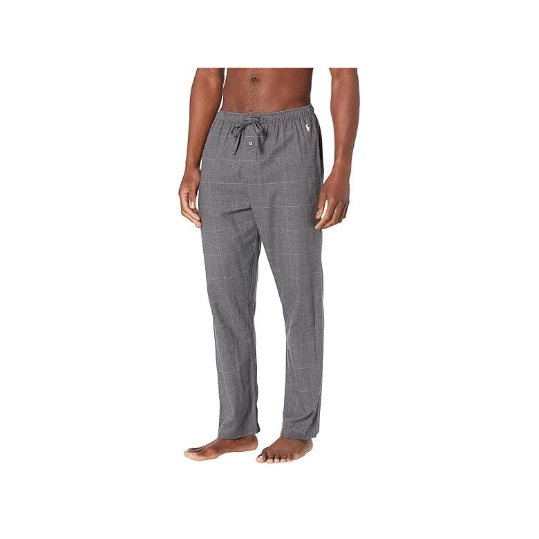 美品 メンズ Pants Pj Flannel ポロ ラルフローレン ブランド 人気 新作 日本未発売 海外限定 部屋着 Windowpane Cream Crescent Charcoal パジャマ 下着 靴下 部屋着 Postetelecom Gouv Cg