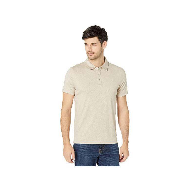 激安の マイケル コース Sleek Mk Polo メンズ シャツ トップス Oatmeal Heather 初回限定 Teslaimagem Com Br