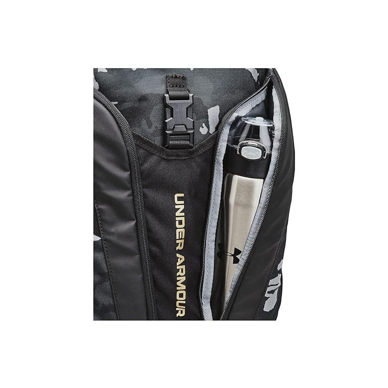 アンダー アーマー Under Armour Hustle Pro Backpack メンズ 鞄 バックパック Black/Metallic Gol_4