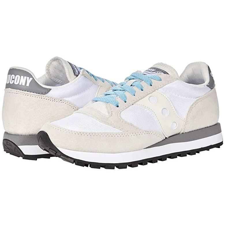 定番のお歳暮 冬ギフト 81 Jazz サッカニー ブランド 人気 新作 日本未発売 海外限定 レディース Stream Grey White Jet スニーカー シューズ