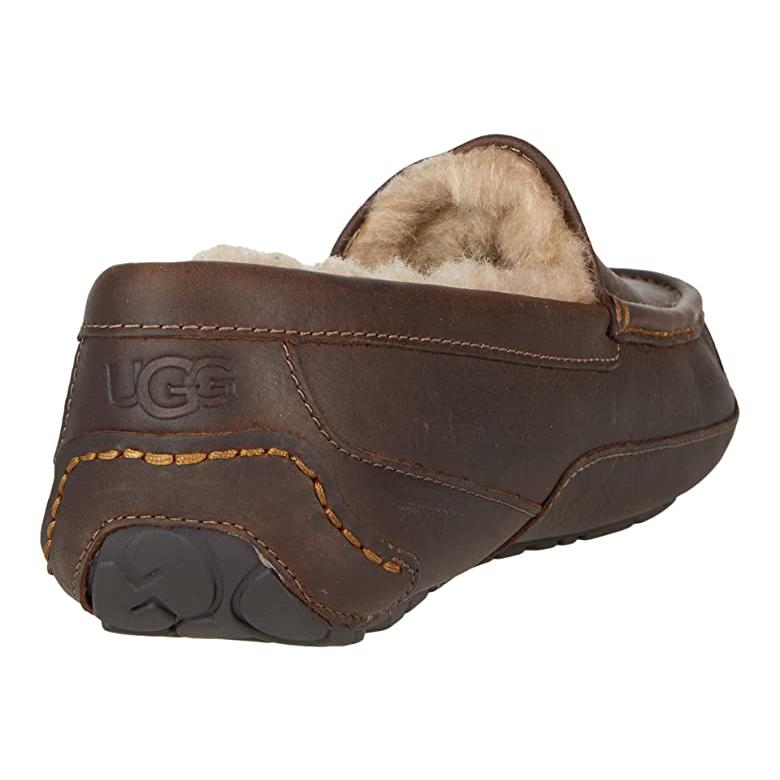 アグオーストラリア UGG Wide Ascot メンズ スリッパ Tan1｜orange-orange｜05