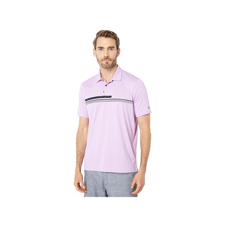 【正規品直輸入】 Hexsplit オークリー Stripe Lavender Dusty トップス シャツ メンズ Polo Recycled 半袖